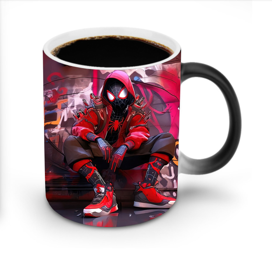 （画像用） Spider Man スパイダーマン 温度変色マグカップ