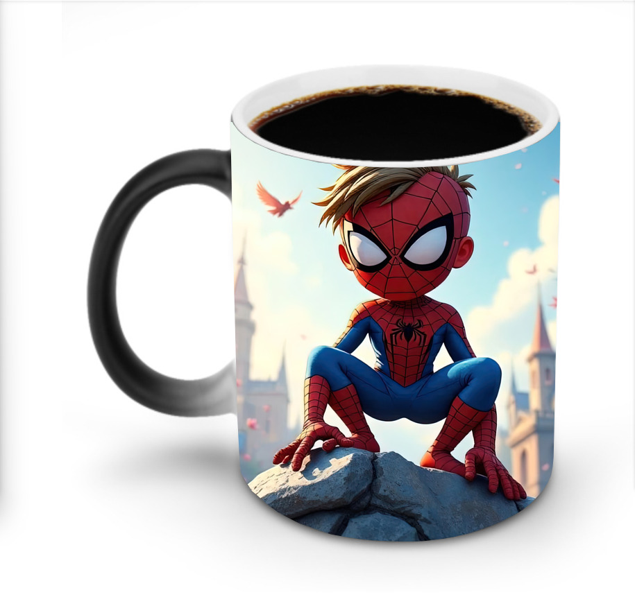 Spider Man スパイダーマン 温度変色マグカップ