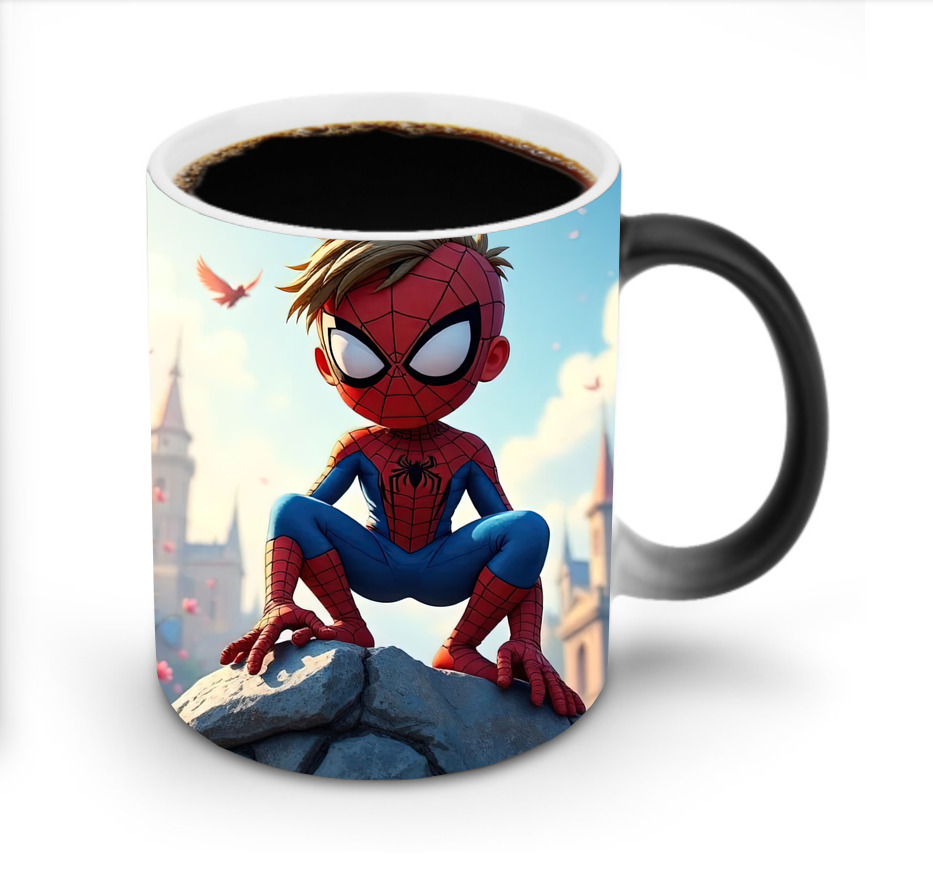 Spider Man スパイダーマン 温度変色マグカップ