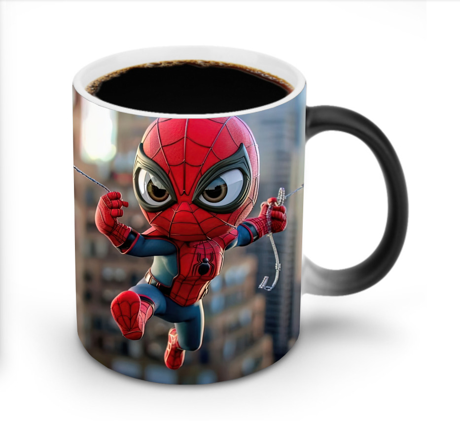 （画像用） Spider Man スパイダーマン 温度変色マグカップ