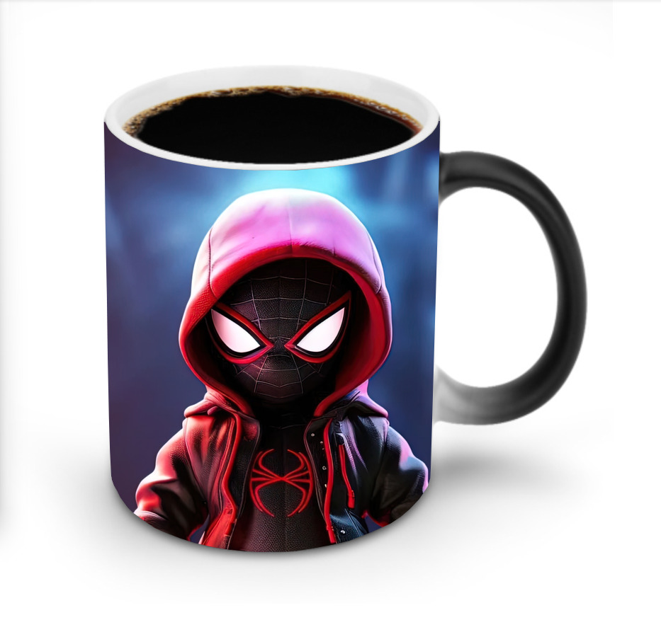 （画像用） Spider Man スパイダーマン 温度変色マグカップ
