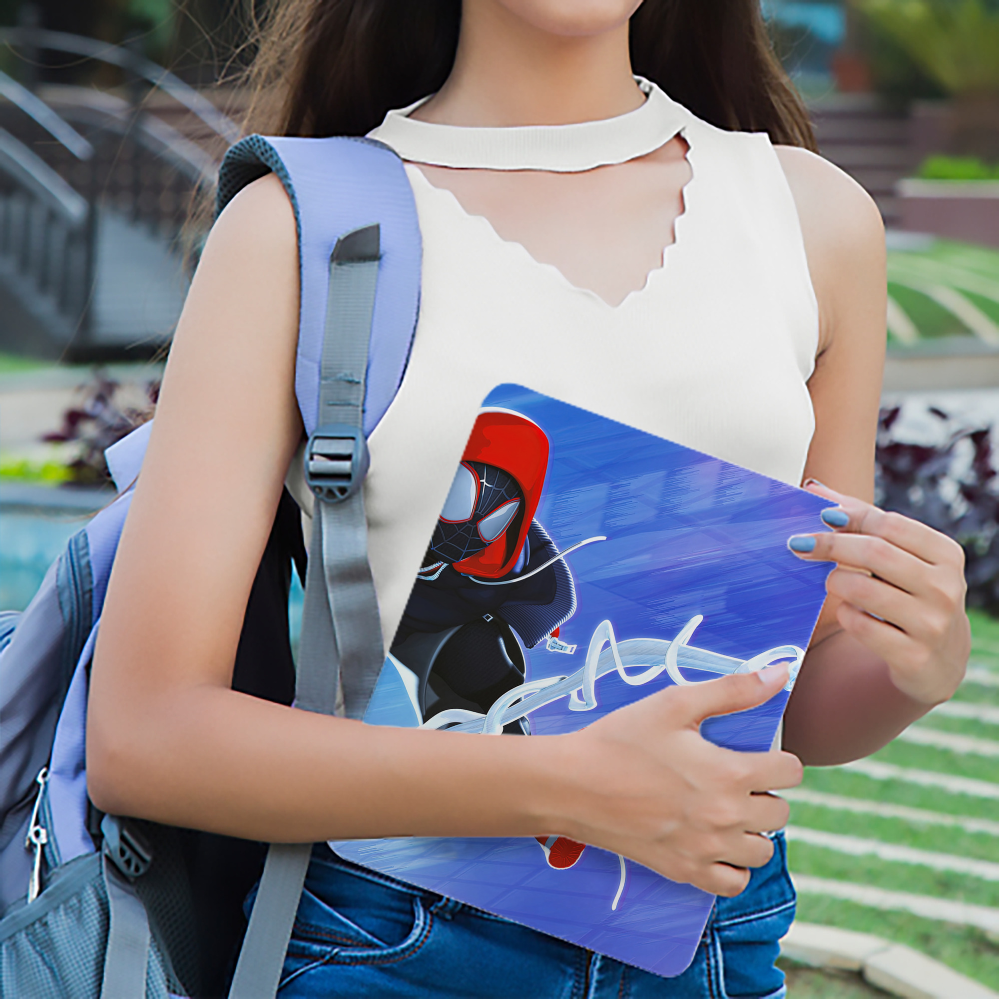 Spider Man スパイダーマン IPad ケース ブック型 PUレザー TPU 耐衝撃 軽量 薄型 ペン収納なし 全面保護 IPad 各モデル対応