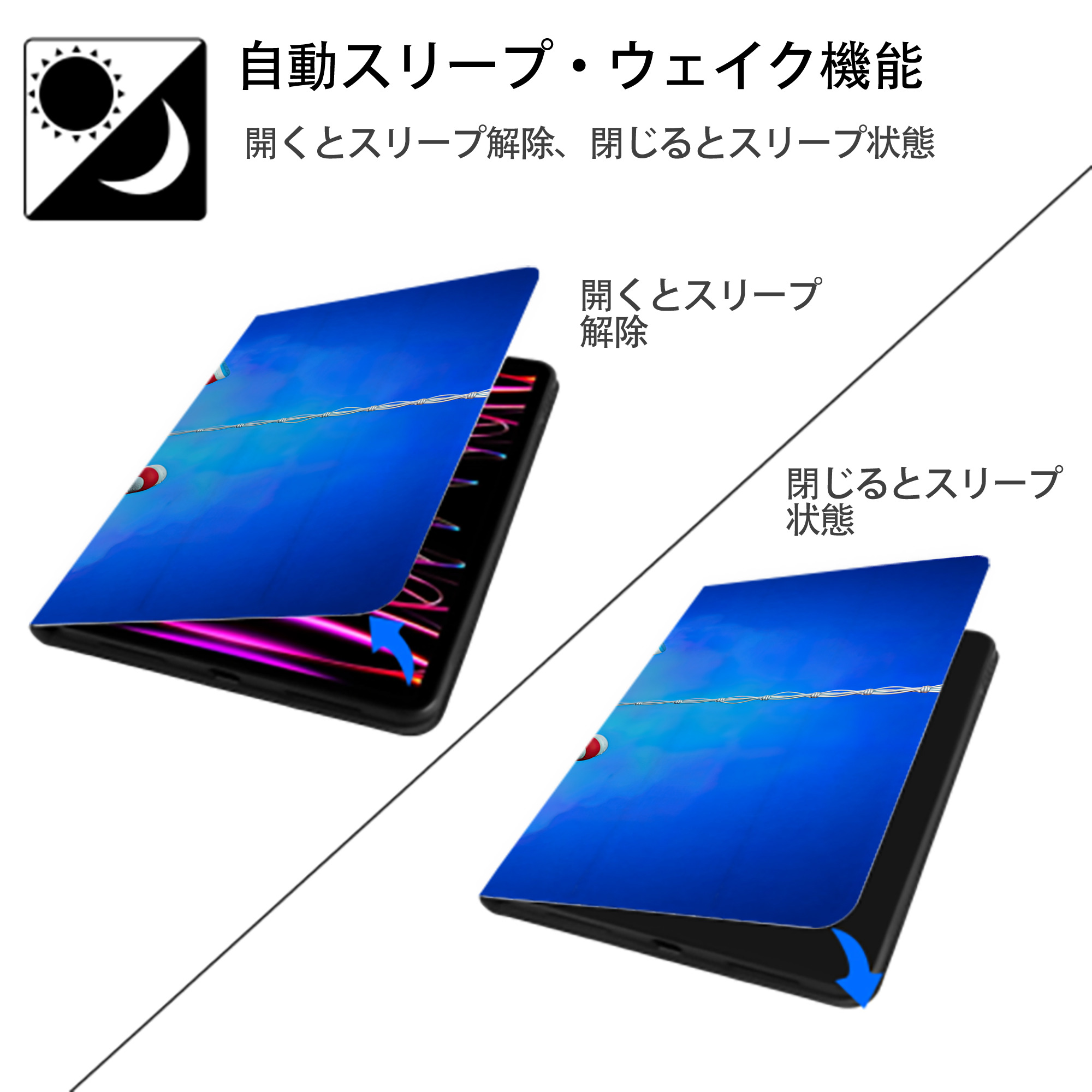 Spider Man スパイダーマン IPad ケース ブック型 PUレザー TPU 耐衝撃 軽量 薄型 ペン収納なし 全面保護 IPad 各モデル対応