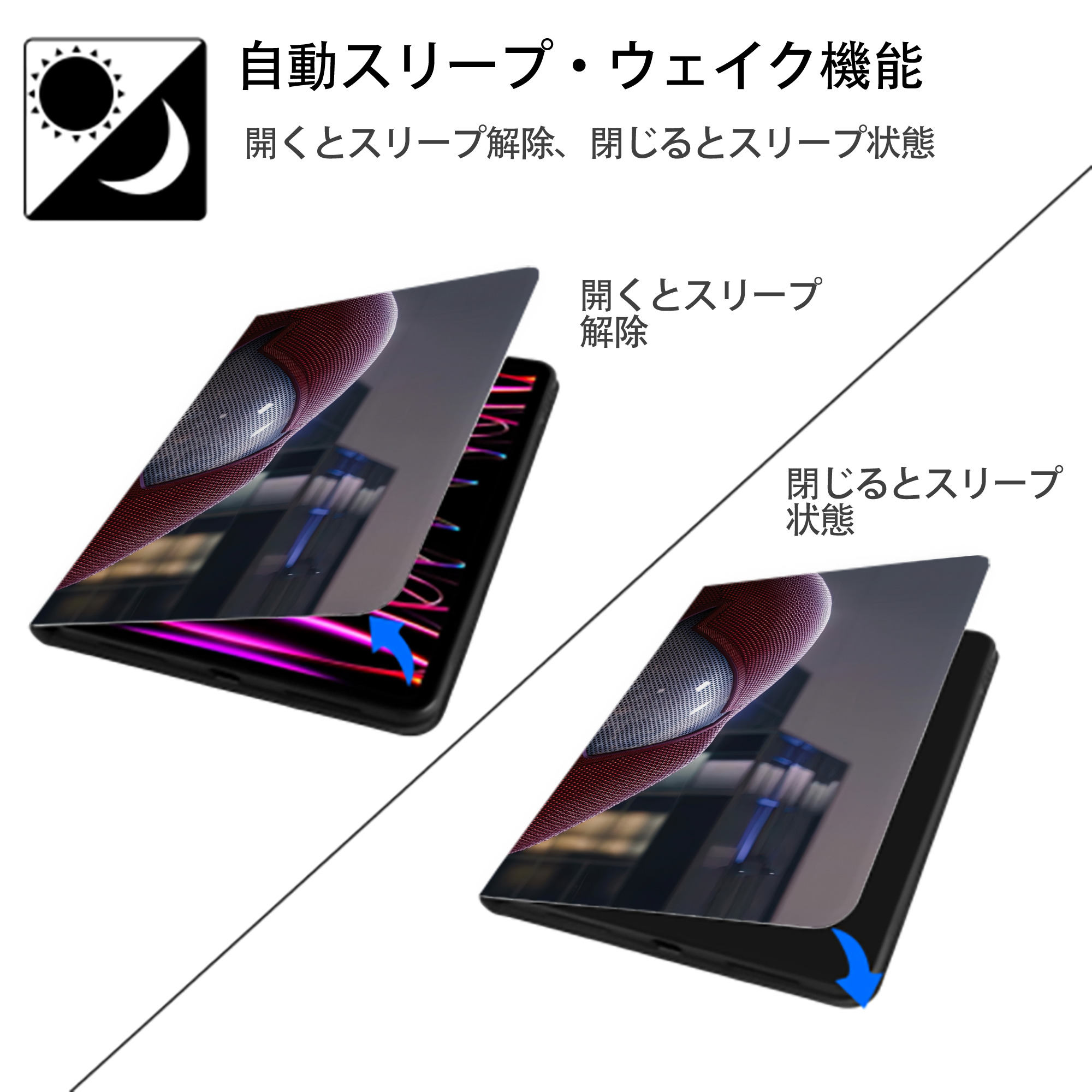 Spider Man スパイダーマン IPad ケース ブック型 PUレザー TPU 耐衝撃 軽量 薄型 ペン収納なし 全面保護 IPad 各モデル対応