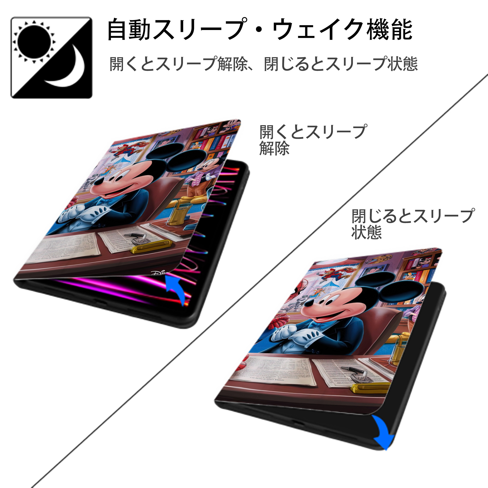 Spider Man スパイダーマン IPad ケース ブック型 PUレザー TPU 耐衝撃 軽量 薄型 ペン収納なし 全面保護 IPad 各モデル対応