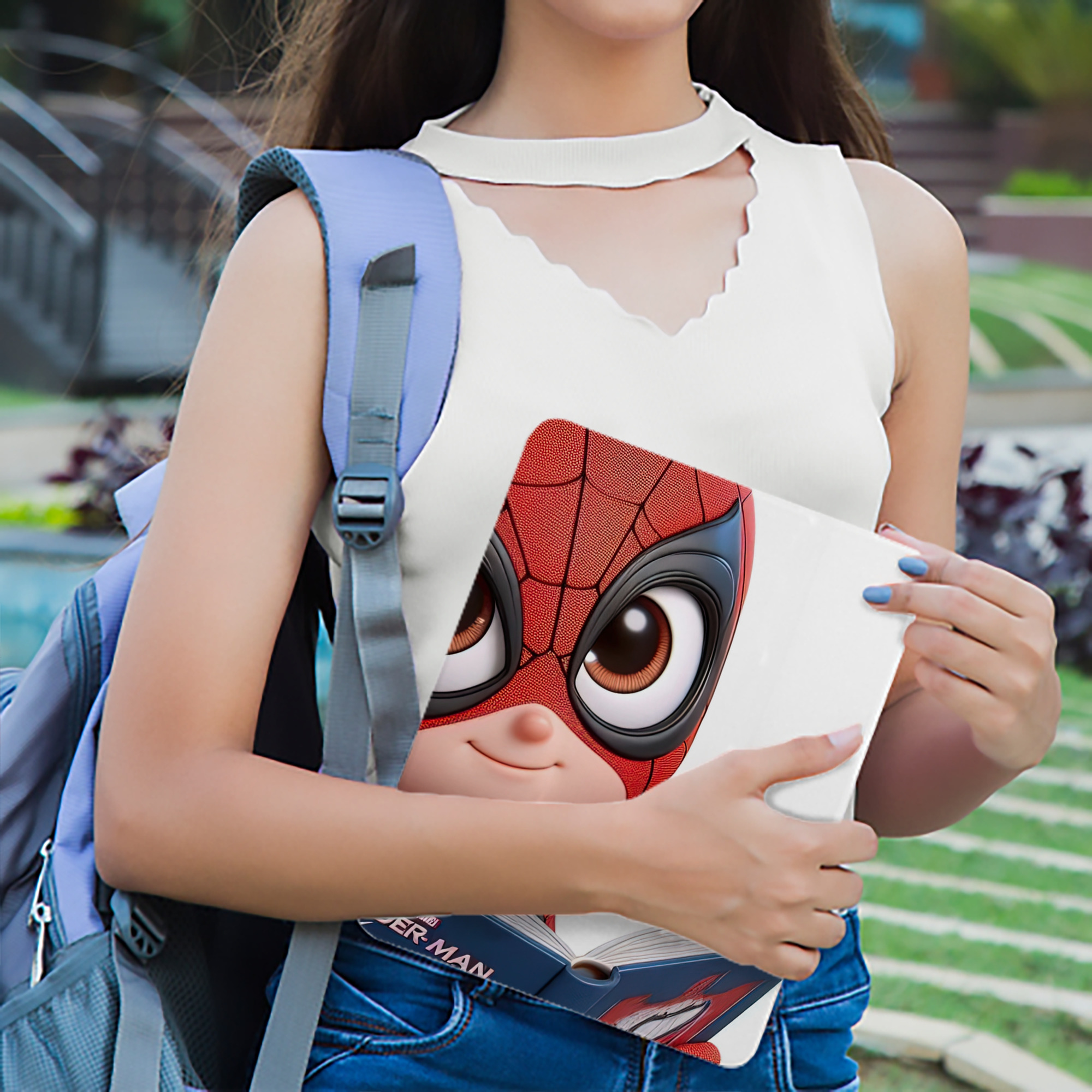 Spider Man スパイダーマン IPad ケース ブック型 PUレザー TPU 耐衝撃 軽量 薄型 ペン収納なし 全面保護 IPad 各モデル対応