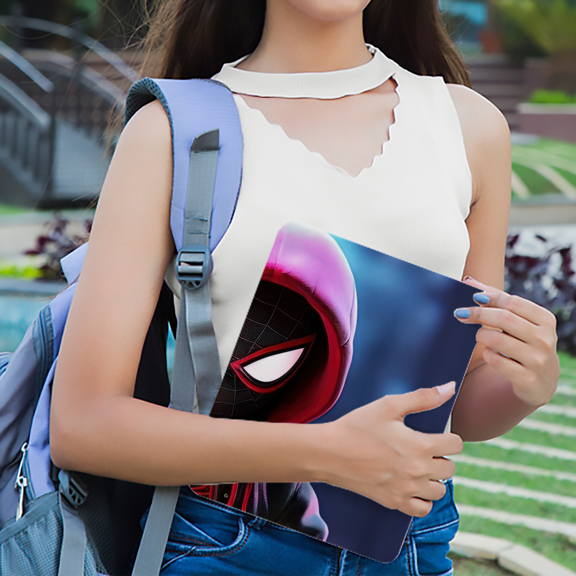 Spider Man スパイダーマン IPad ケース ブック型 PUレザー TPU 耐衝撃 軽量 薄型 ペン収納なし 全面保護 IPad 各モデル対応