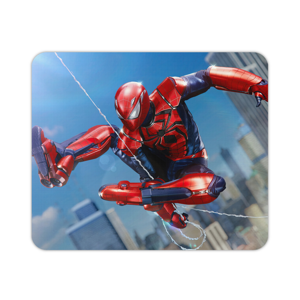 （画像用） Spider Man スパイダーマン マウスパッド ステッチ加工 ラバー素材 防水 滑り止め 超薄型 ゲーミング/オフィス対応