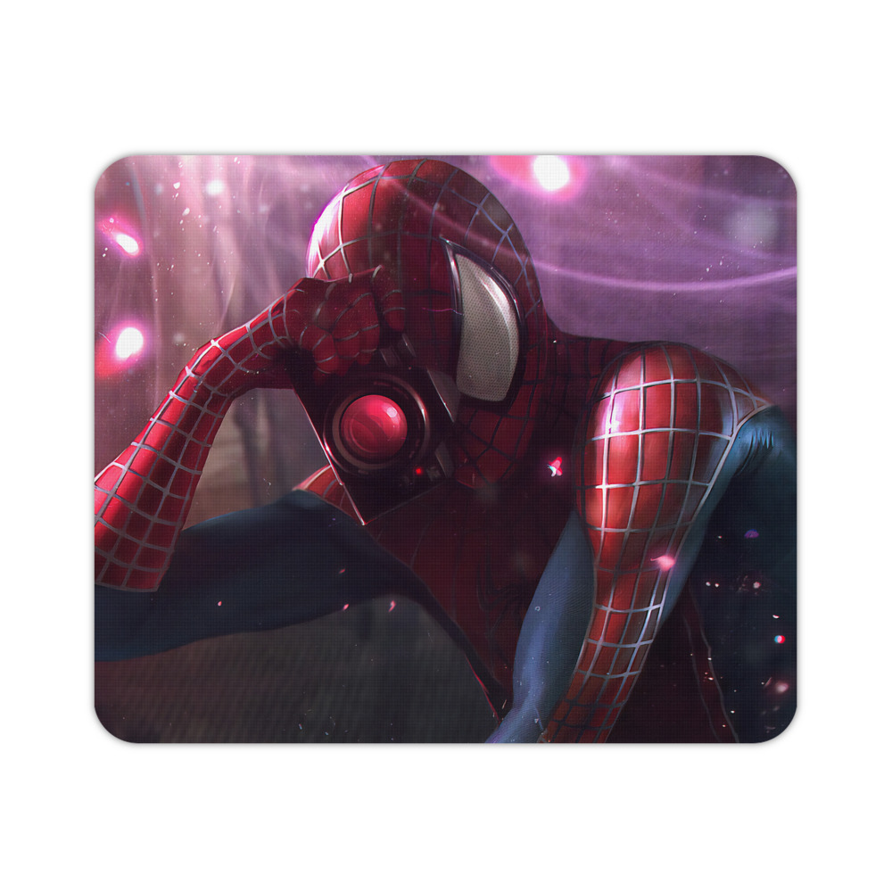 （画像用） Spider Man スパイダーマン マウスパッド ステッチ加工 ラバー素材 防水 滑り止め 超薄型 ゲーミング/オフィス対応