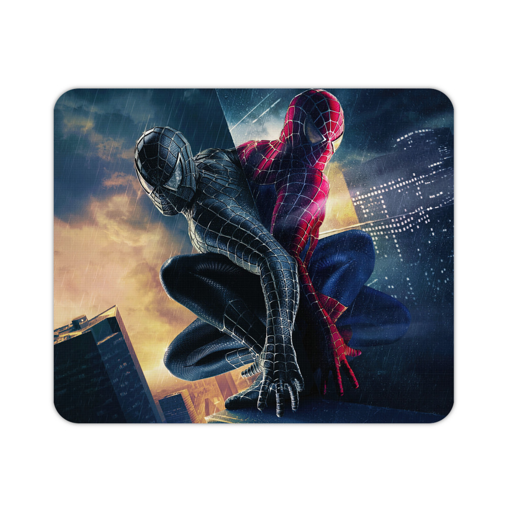 （画像用） Spider Man スパイダーマン マウスパッド ステッチ加工 ラバー素材 防水 滑り止め 超薄型 ゲーミング/オフィス対応