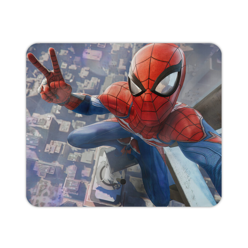 （画像用） Spider Man スパイダーマン マウスパッド ステッチ加工 ラバー素材 防水 滑り止め 超薄型 ゲーミング/オフィス対応