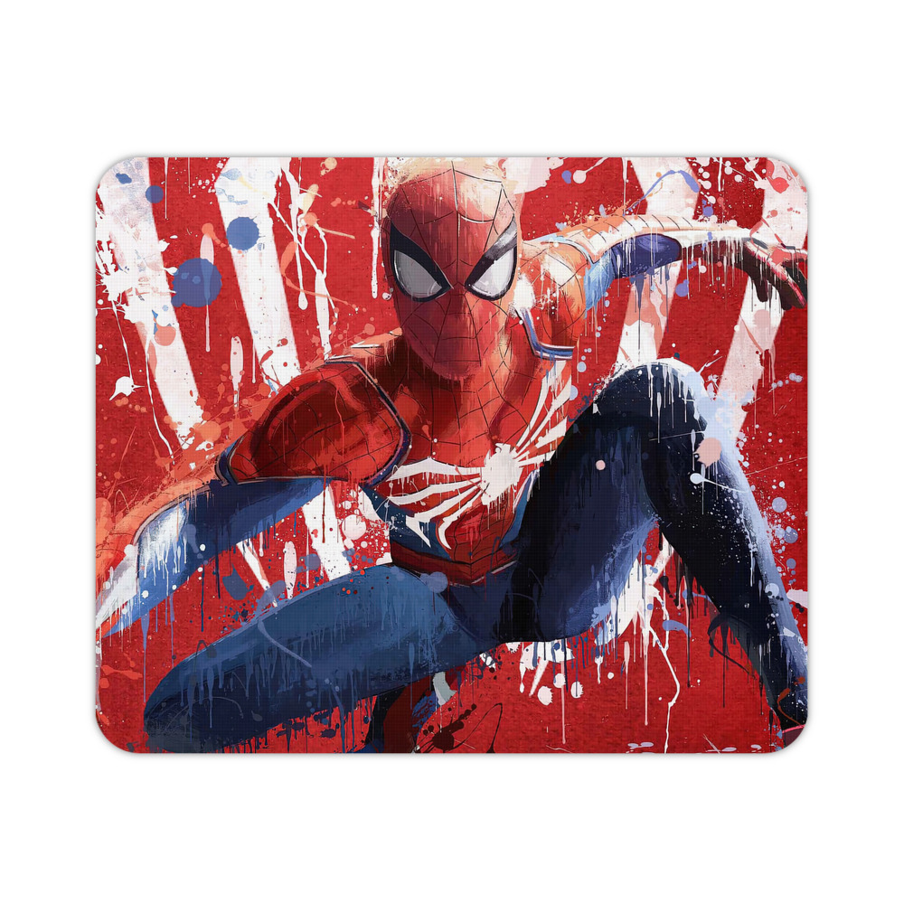 （画像用） Spider Man スパイダーマン マウスパッド ステッチ加工 ラバー素材 防水 滑り止め 超薄型 ゲーミング/オフィス対応