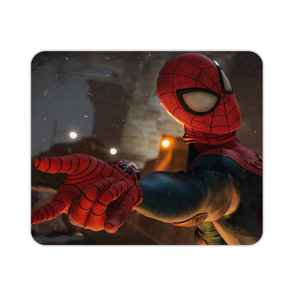（画像用） Spider Man スパイダーマン マウスパッド ステッチ加工 ラバー素材 防水 滑り止め 超薄型 ゲーミング/オフィス対応