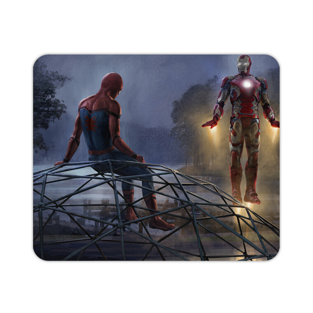 （画像用） Spider Man スパイダーマン マウスパッド ステッチ加工 ラバー素材 防水 滑り止め 超薄型 ゲーミング/オフィス対応