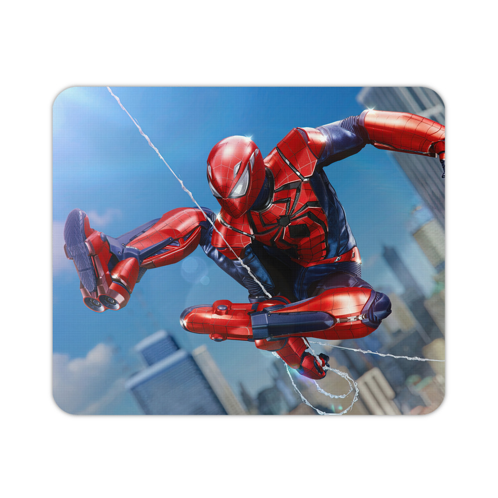 （画像用） Spider Man スパイダーマン マウスパッド ステッチ加工 ラバー素材 防水 滑り止め 超薄型 ゲーミング/オフィス対応