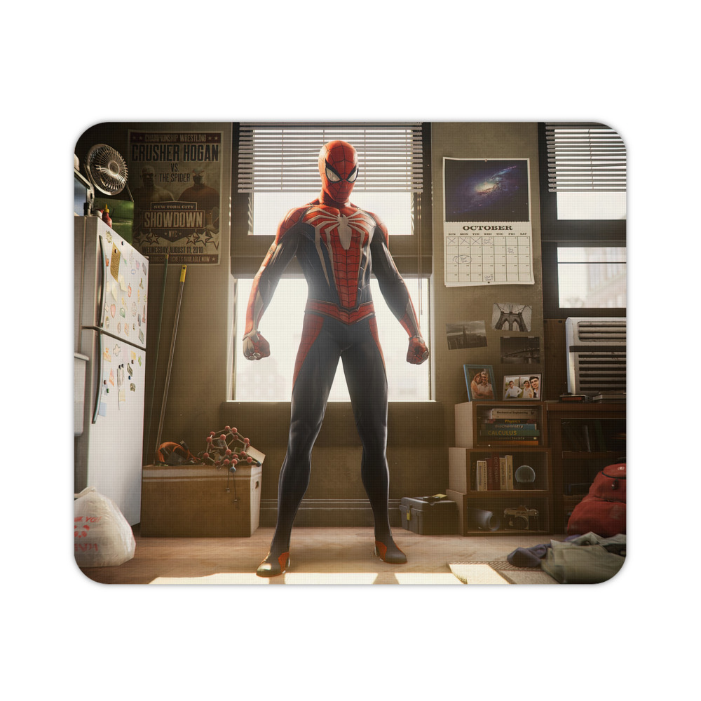 （画像用） Spider Man スパイダーマン マウスパッド ステッチ加工 ラバー素材 防水 滑り止め 超薄型 ゲーミング/オフィス対応
