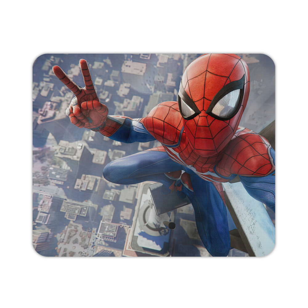 （画像用） Spider Man スパイダーマン マウスパッド ステッチ加工 ラバー素材 防水 滑り止め 超薄型 ゲーミング/オフィス対応