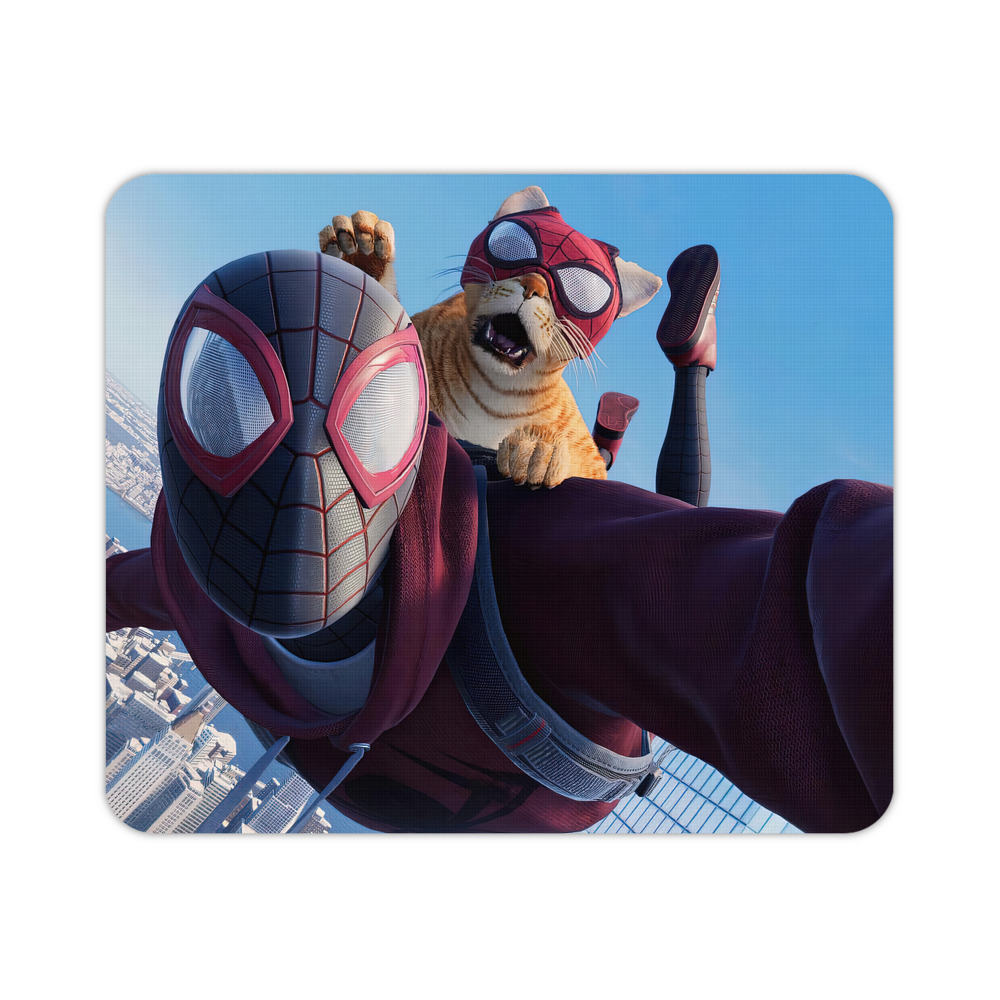 （画像用） Spider Man スパイダーマン マウスパッド ステッチ加工 ラバー素材 防水 滑り止め 超薄型 ゲーミング/オフィス対応