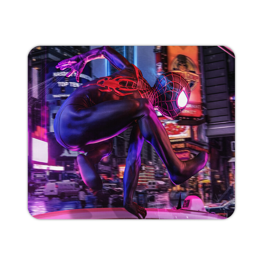 （画像用） Spider Man スパイダーマン マウスパッド ステッチ加工 ラバー素材 防水 滑り止め 超薄型 ゲーミング/オフィス対応