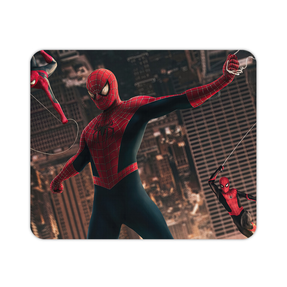 （画像用） Spider Man スパイダーマン マウスパッド ステッチ加工 ラバー素材 防水 滑り止め 超薄型 ゲーミング/オフィス対応
