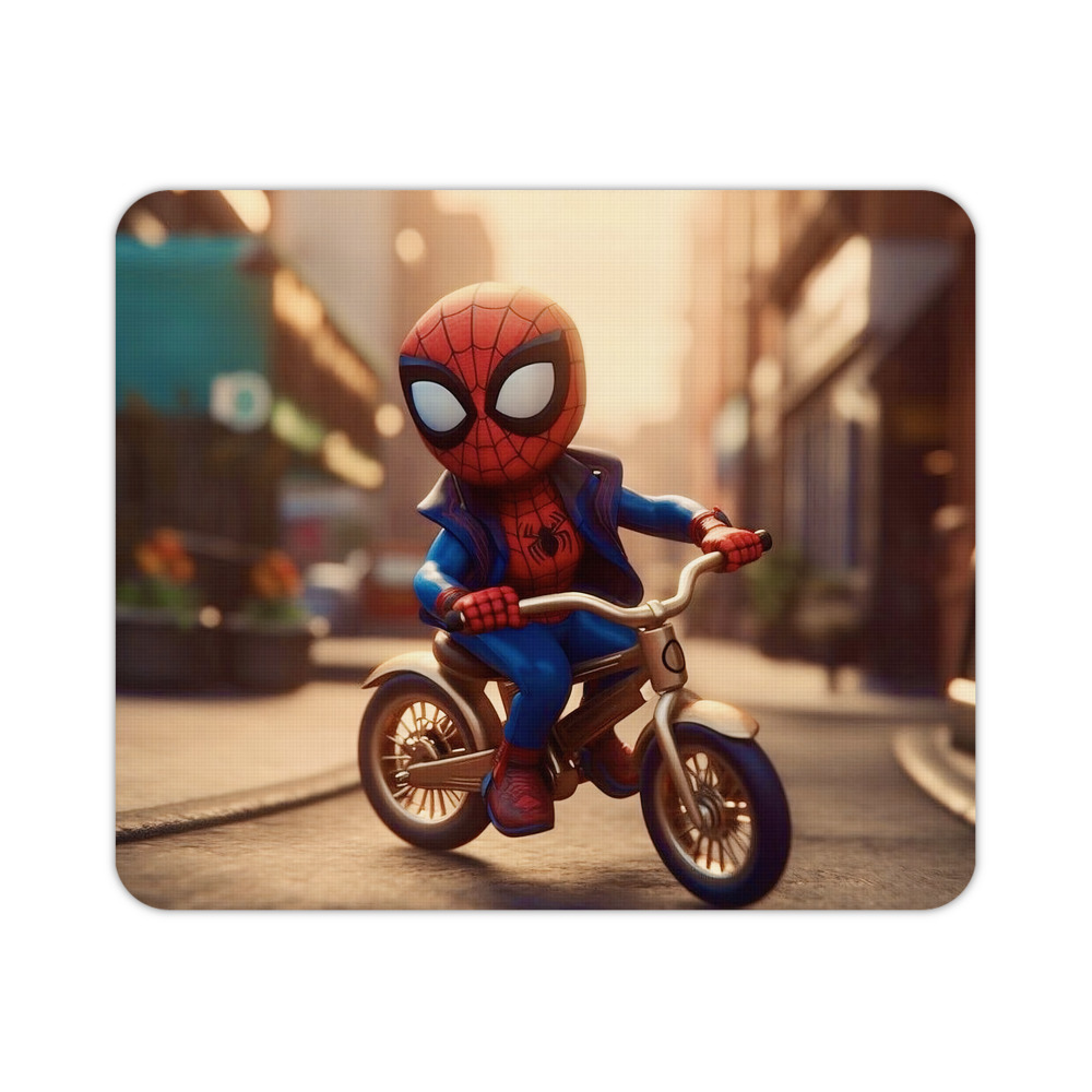 （画像用） Spider Man スパイダーマン マウスパッド ステッチ加工 ラバー素材 防水 滑り止め 超薄型 ゲーミング/オフィス対応