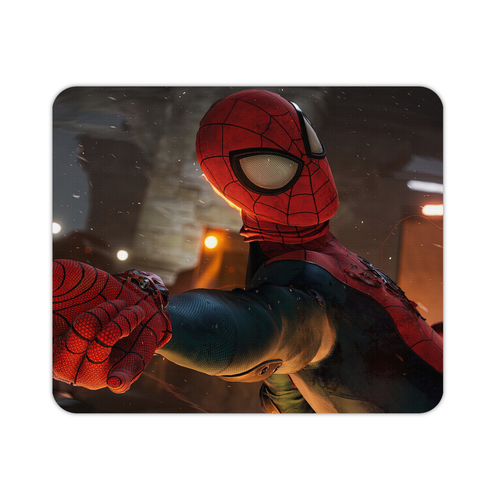 （画像用） Spider Man スパイダーマン マウスパッド ステッチ加工 ラバー素材 防水 滑り止め 超薄型 ゲーミング/オフィス対応
