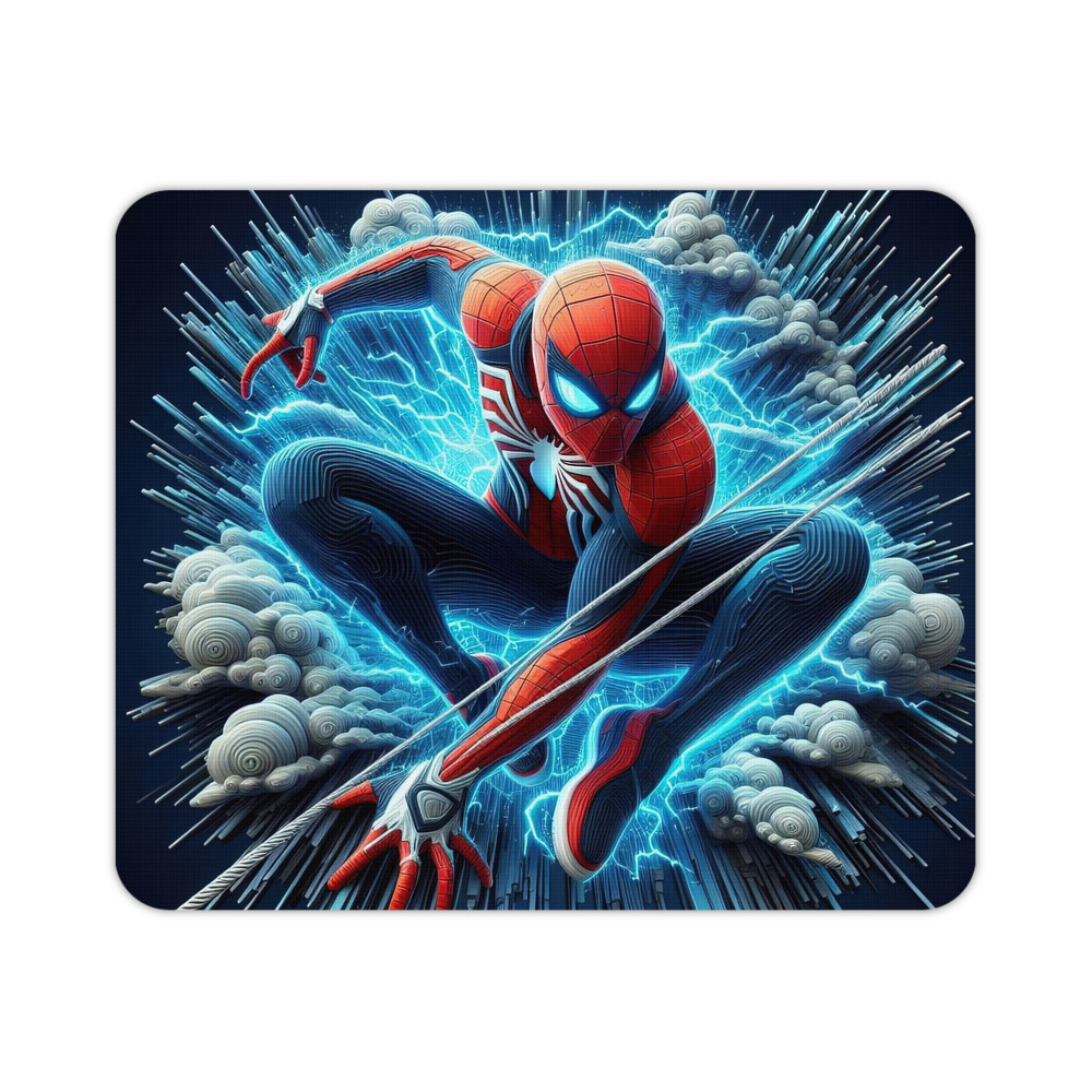 （画像用） Spider Man スパイダーマン マウスパッド ステッチ加工 ラバー素材 防水 滑り止め 超薄型 ゲーミング/オフィス対応