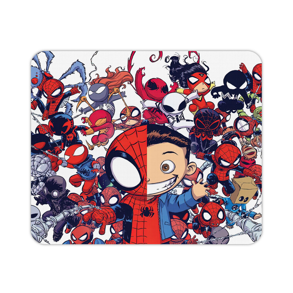 （画像用） Spider Man スパイダーマン マウスパッド ステッチ加工 ラバー素材 防水 滑り止め 超薄型 ゲーミング/オフィス対応