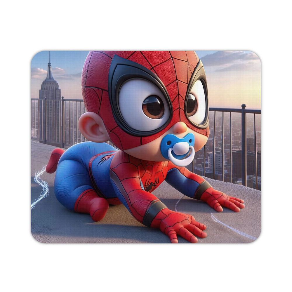 （画像用） Spider Man スパイダーマン マウスパッド ステッチ加工 ラバー素材 防水 滑り止め 超薄型 ゲーミング/オフィス対応