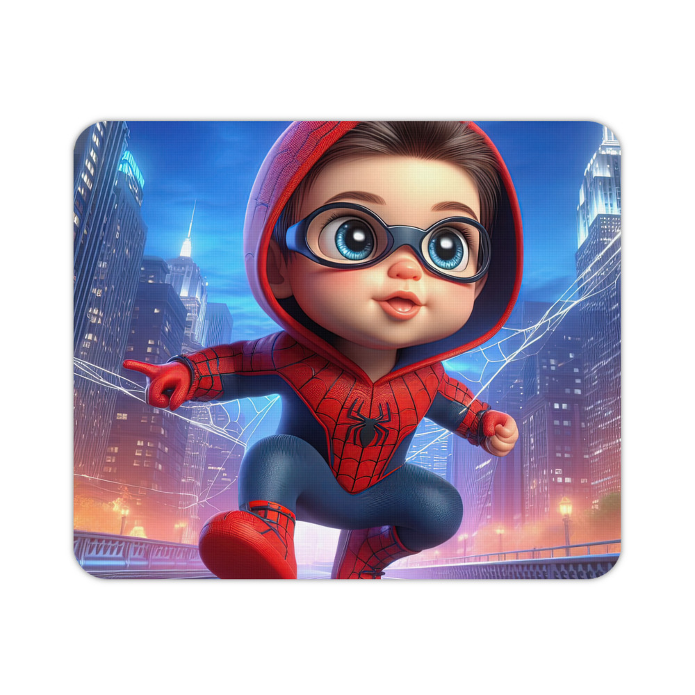 （画像用） Spider Man スパイダーマン マウスパッド ステッチ加工 ラバー素材 防水 滑り止め 超薄型 ゲーミング/オフィス対応