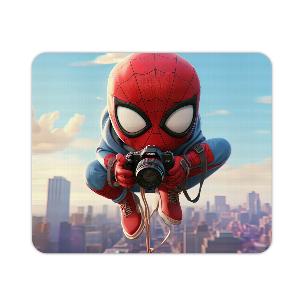 （画像用） Spider Man スパイダーマン マウスパッド ステッチ加工 ラバー素材 防水 滑り止め 超薄型 ゲーミング/オフィス対応