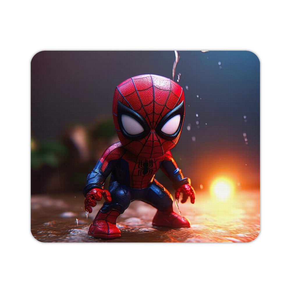 （画像用） Spider Man スパイダーマン マウスパッド ステッチ加工 ラバー素材 防水 滑り止め 超薄型 ゲーミング/オフィス対応