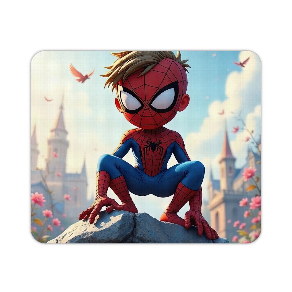 （画像用） Spider Man スパイダーマン マウスパッド ステッチ加工 ラバー素材 防水 滑り止め 超薄型 ゲーミング/オフィス対応