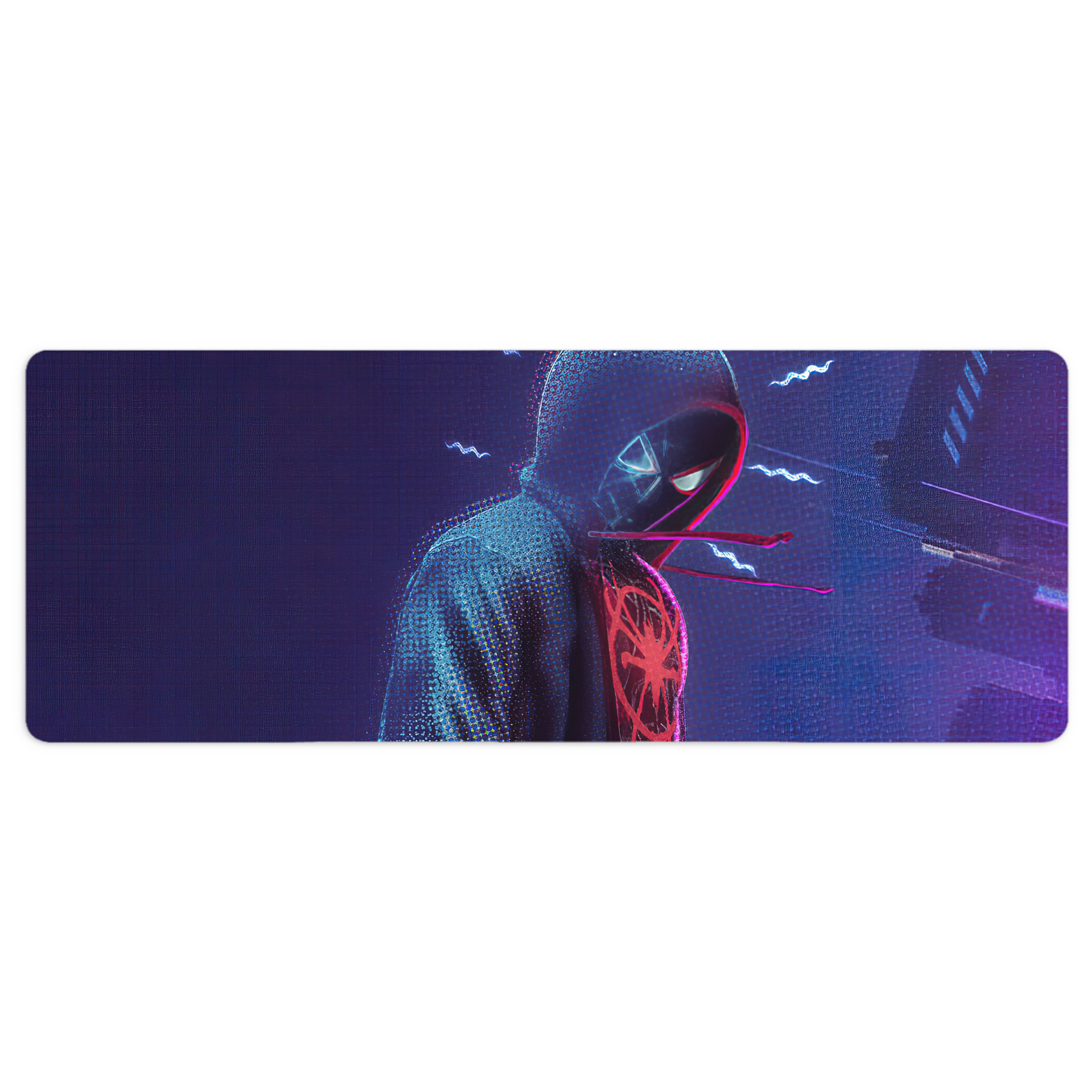 （画像用） Spider Man スパイダーマン ステッチ加工 大判デスクマット／滑り止めマウスパッド