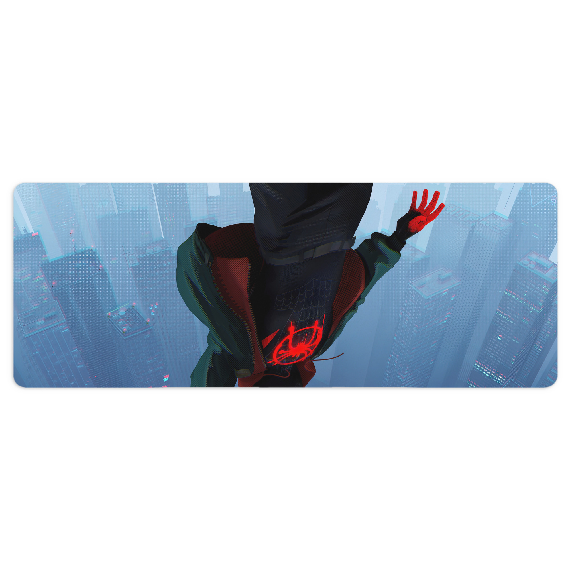 （画像用） Spider Man スパイダーマン ステッチ加工 大判デスクマット／滑り止めマウスパッド