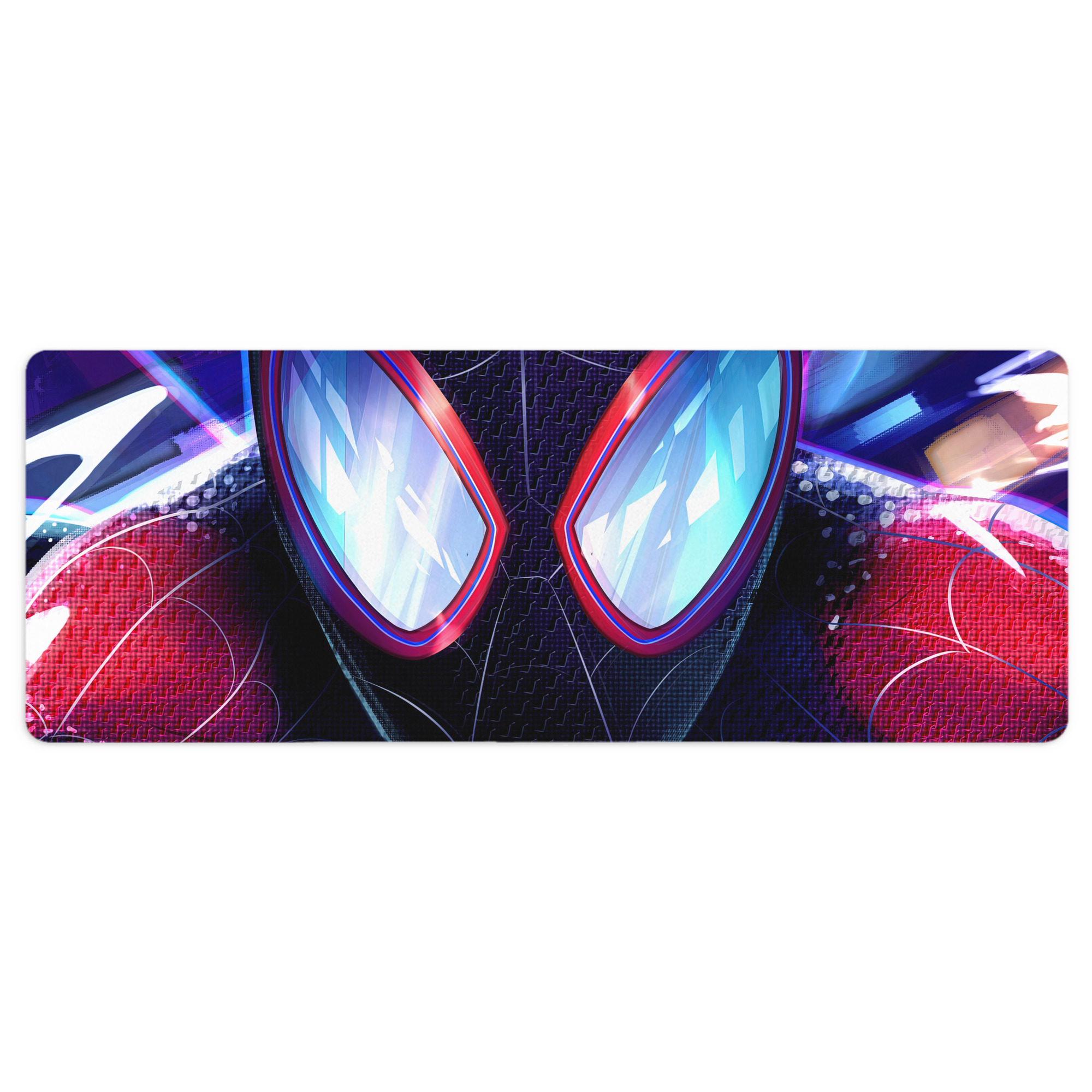 （画像用） Spider Man スパイダーマン ステッチ加工 大判デスクマット／滑り止めマウスパッド
