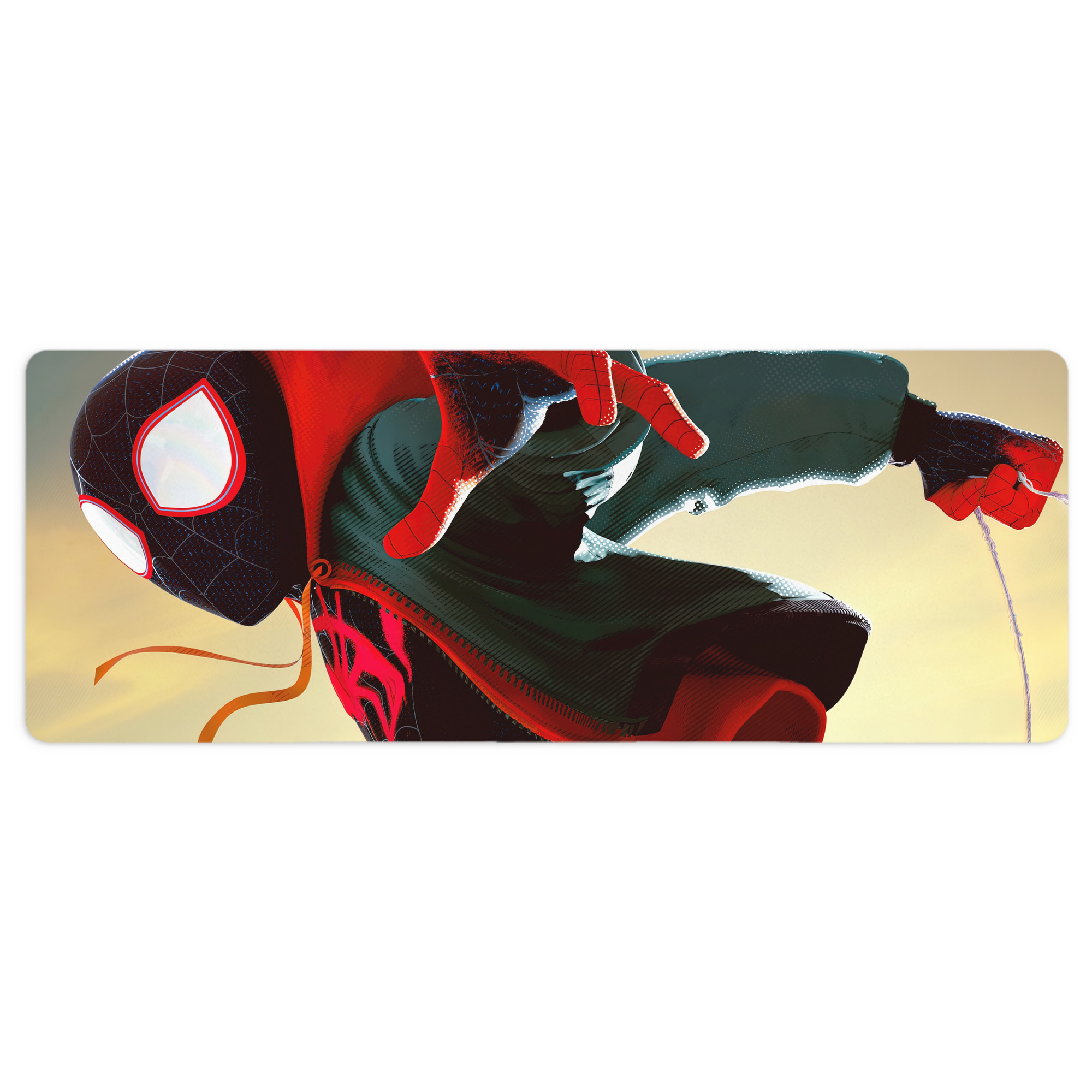 （画像用） Spider Man スパイダーマン ステッチ加工 大判デスクマット／滑り止めマウスパッド