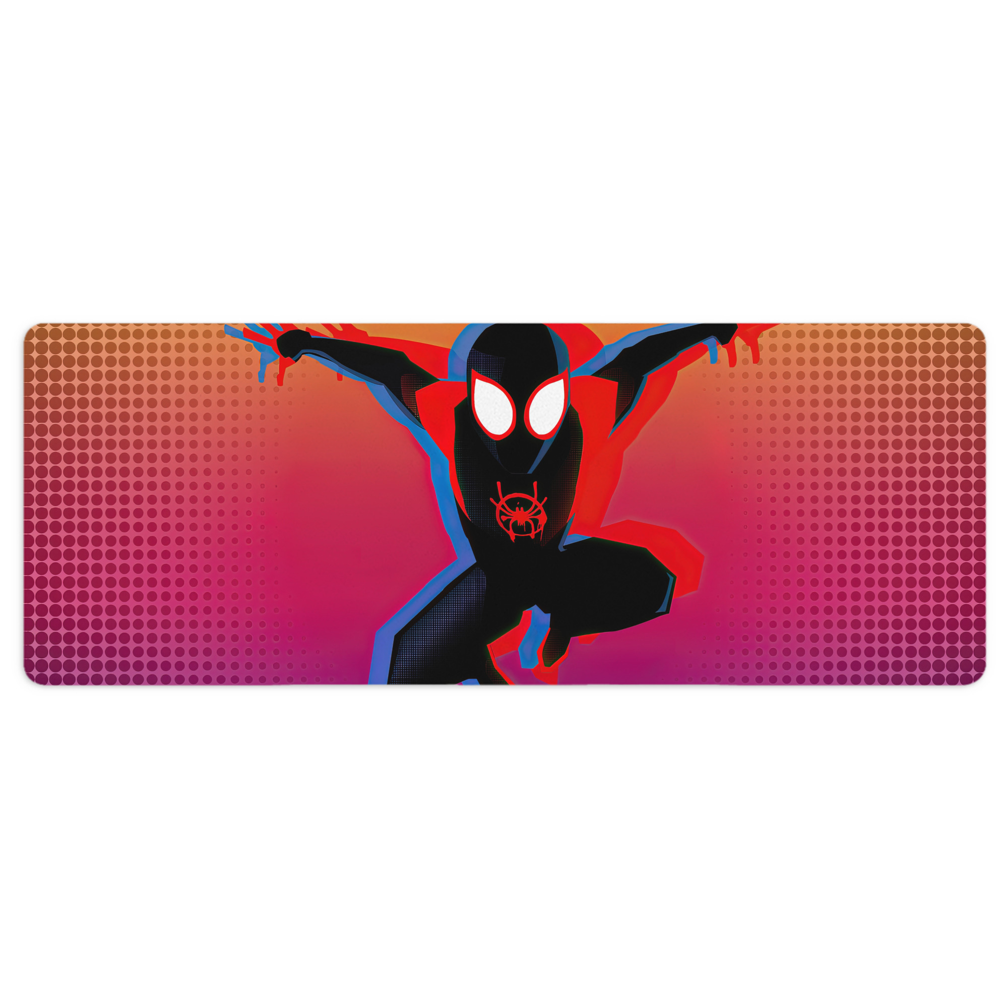 （画像用） Spider Man スパイダーマン ステッチ加工 大判デスクマット／滑り止めマウスパッド