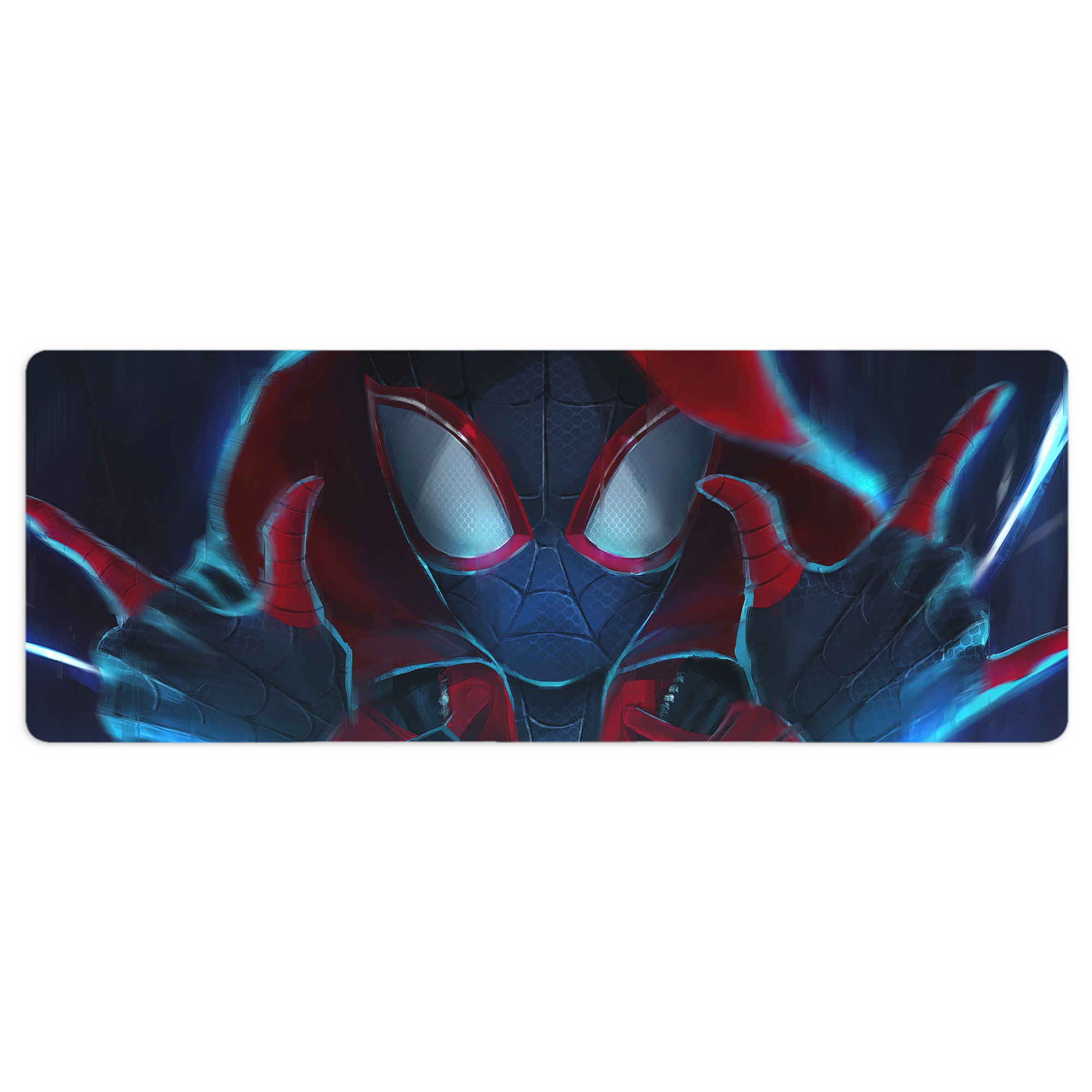 （画像用） Spider Man スパイダーマン ステッチ加工 大判デスクマット／滑り止めマウスパッド