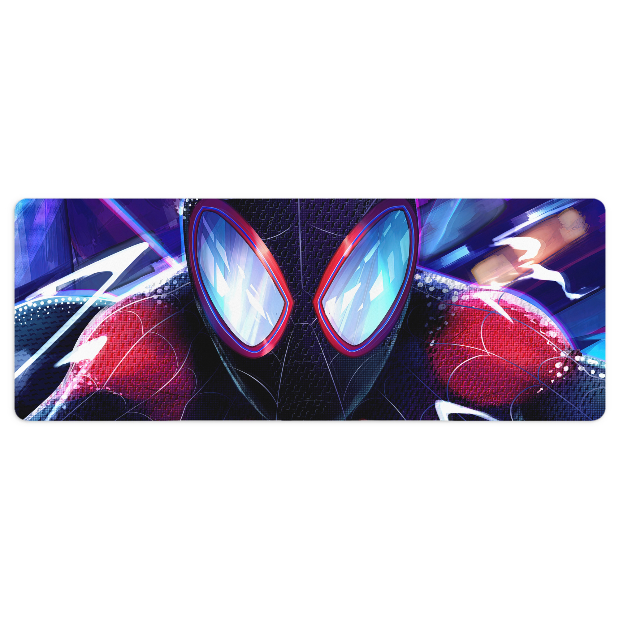 （画像用） Spider Man スパイダーマン ステッチ加工 大判デスクマット／滑り止めマウスパッド