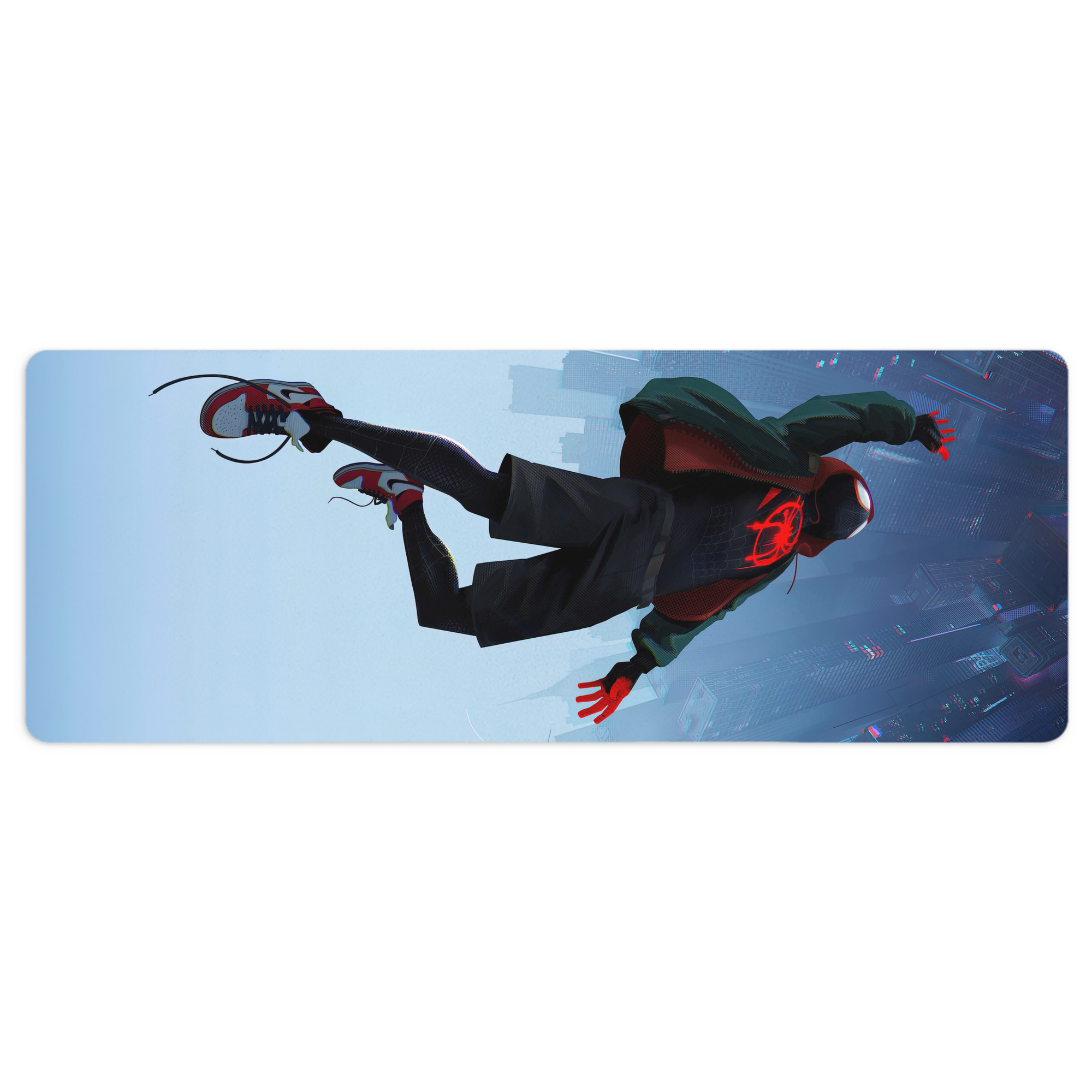 （画像用） Spider Man スパイダーマン ステッチ加工 大判デスクマット／滑り止めマウスパッド