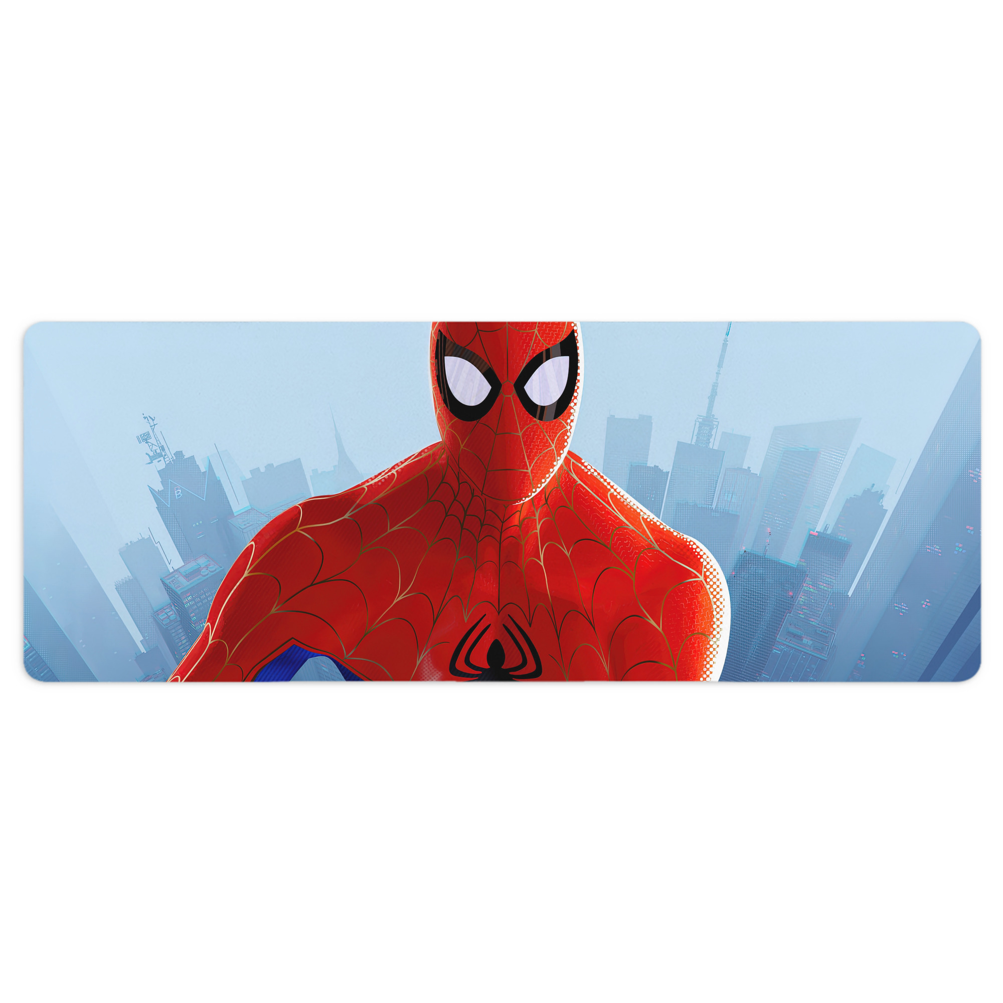 （画像用） Spider Man スパイダーマン ステッチ加工 大判デスクマット／滑り止めマウスパッド