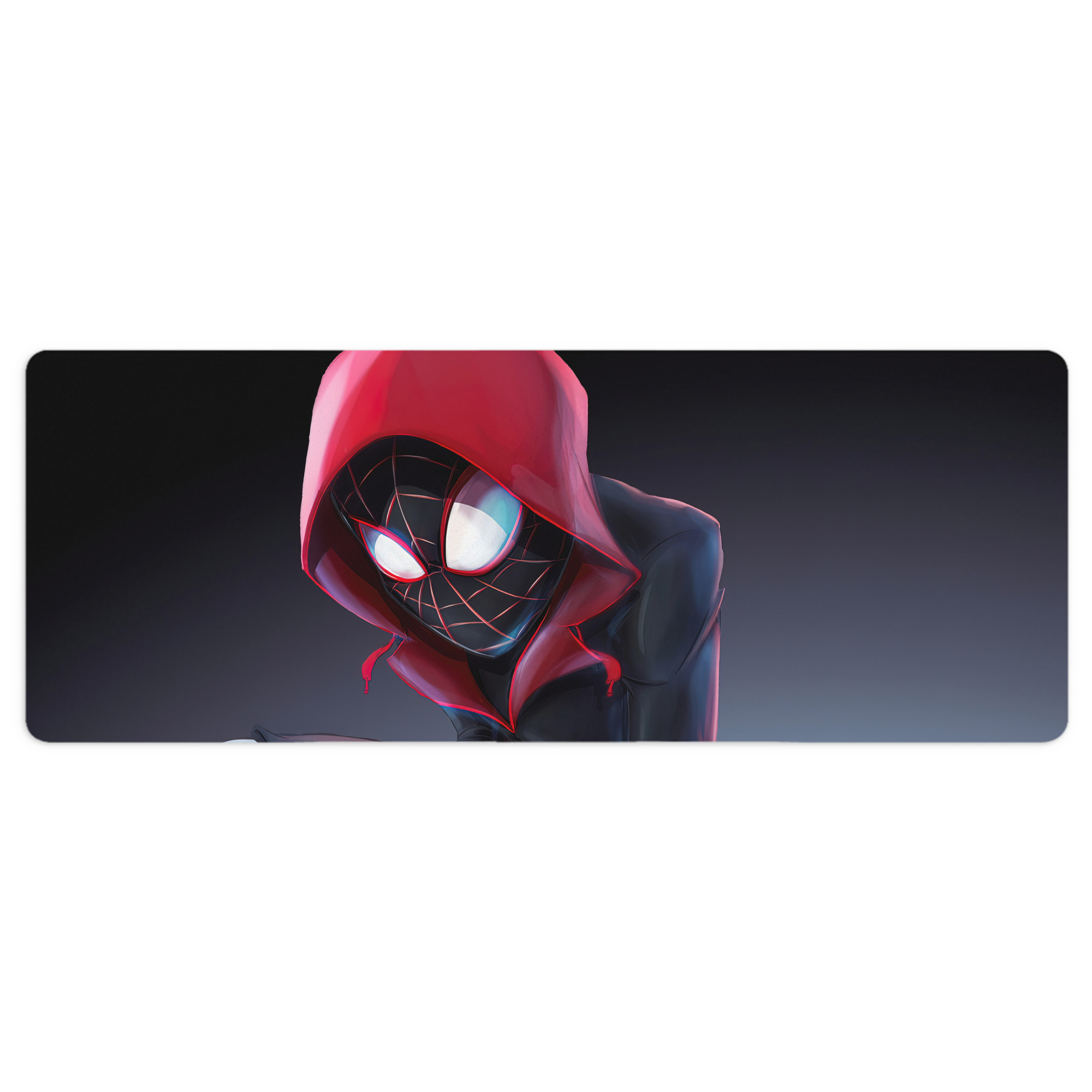 （画像用） Spider Man スパイダーマン ステッチ加工 大判デスクマット／滑り止めマウスパッド