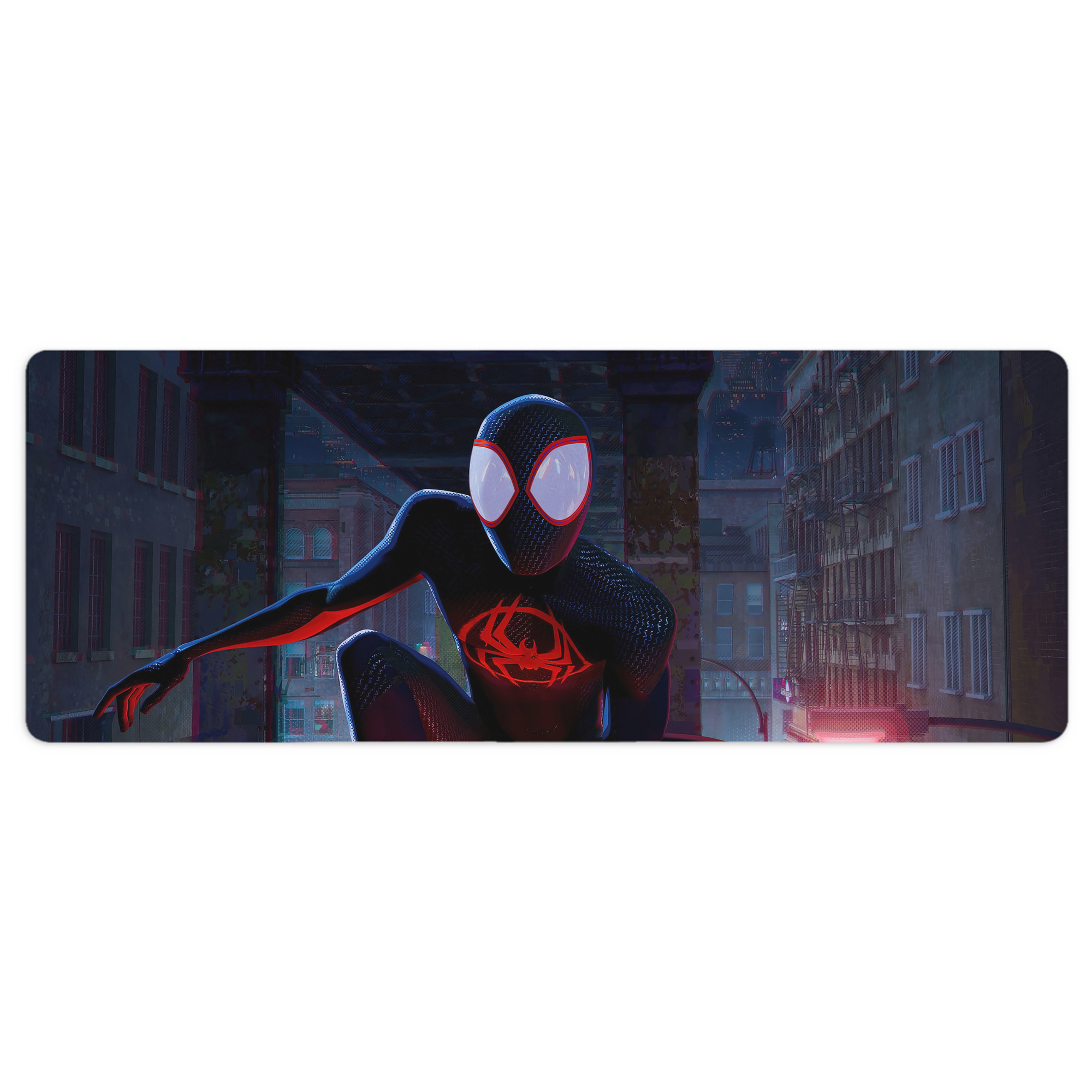 （画像用） Spider Man スパイダーマン ステッチ加工 大判デスクマット／滑り止めマウスパッド