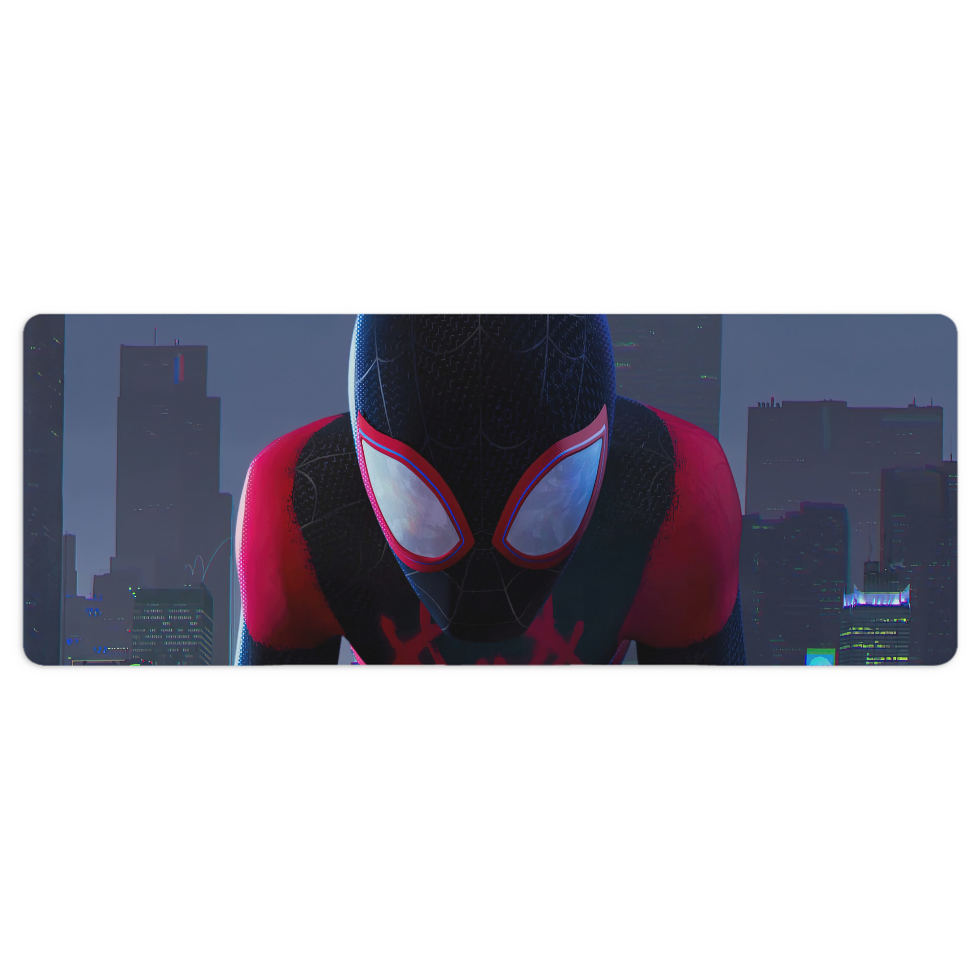 （画像用） Spider Man スパイダーマン ステッチ加工 大判デスクマット／滑り止めマウスパッド