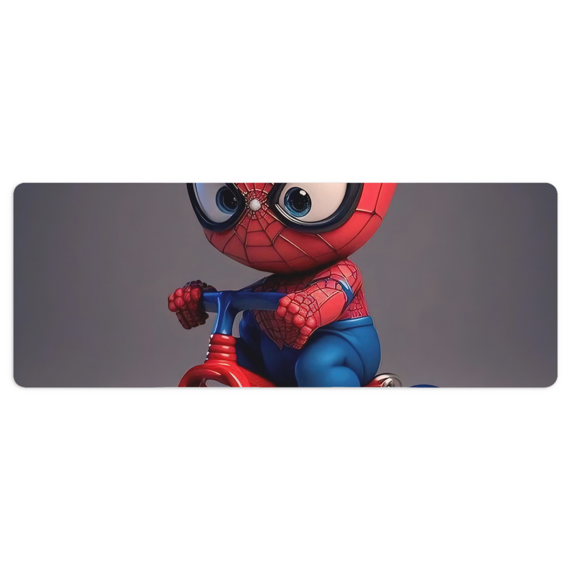 （画像用） Spider Man スパイダーマン ステッチ加工 大判デスクマット／滑り止めマウスパッド