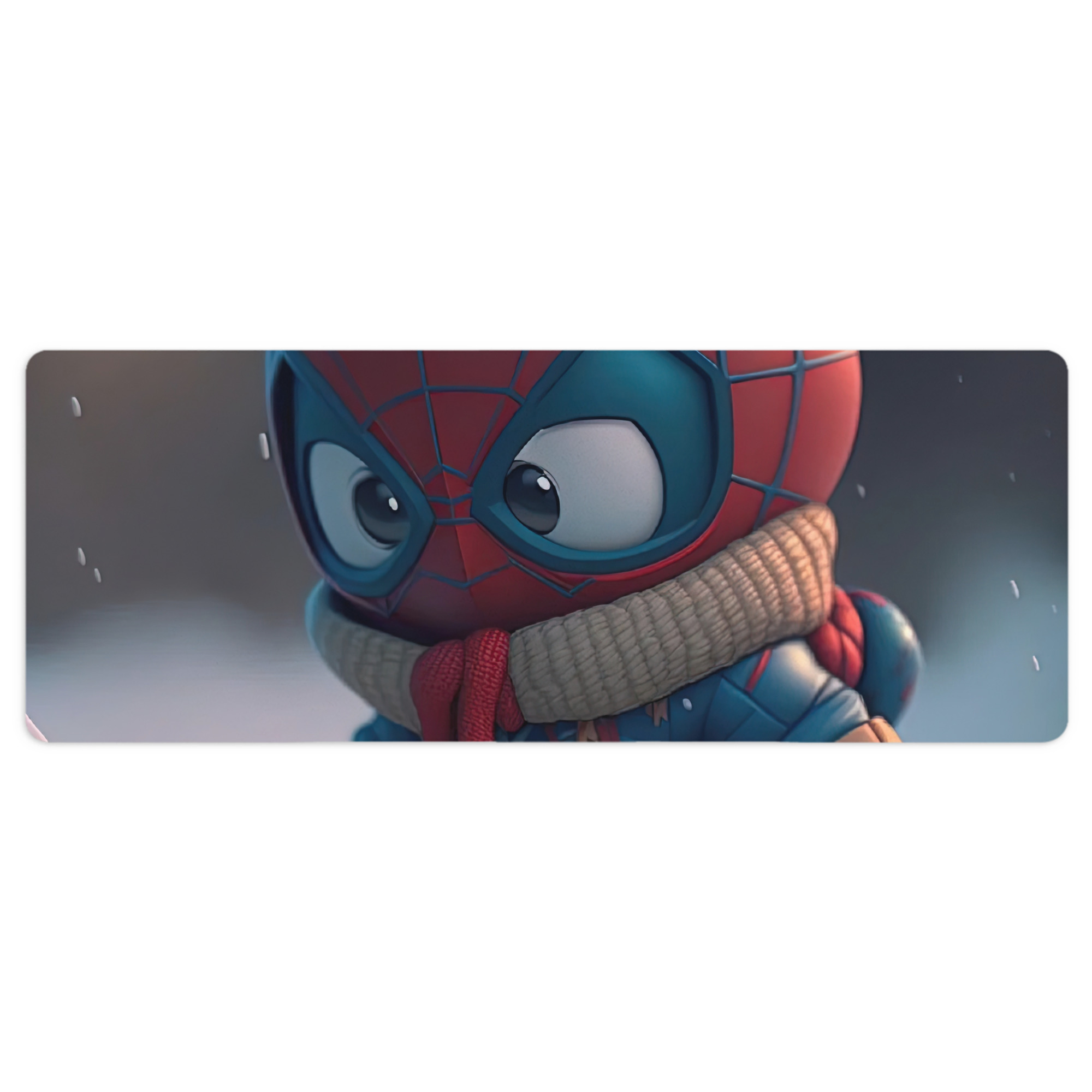（画像用） Spider Man スパイダーマン ステッチ加工 大判デスクマット／滑り止めマウスパッド