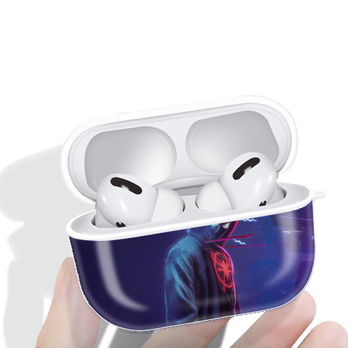 Spider Man スパイダーマン 【AirPods Pro用】ハードシェル保護ケース 耐衝撃・防指紋・カラビナ付き商品仕様