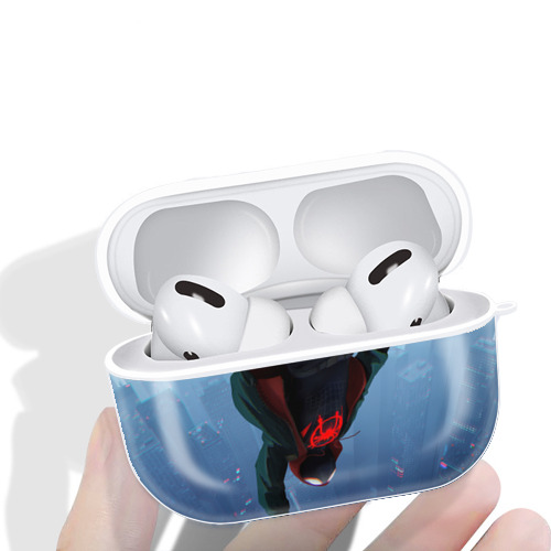 Spider Man スパイダーマン 【AirPods Pro用】ハードシェル保護ケース 耐衝撃・防指紋・カラビナ付き商品仕様