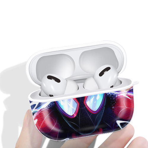 Spider Man スパイダーマン 【AirPods Pro用】ハードシェル保護ケース 耐衝撃・防指紋・カラビナ付き商品仕様